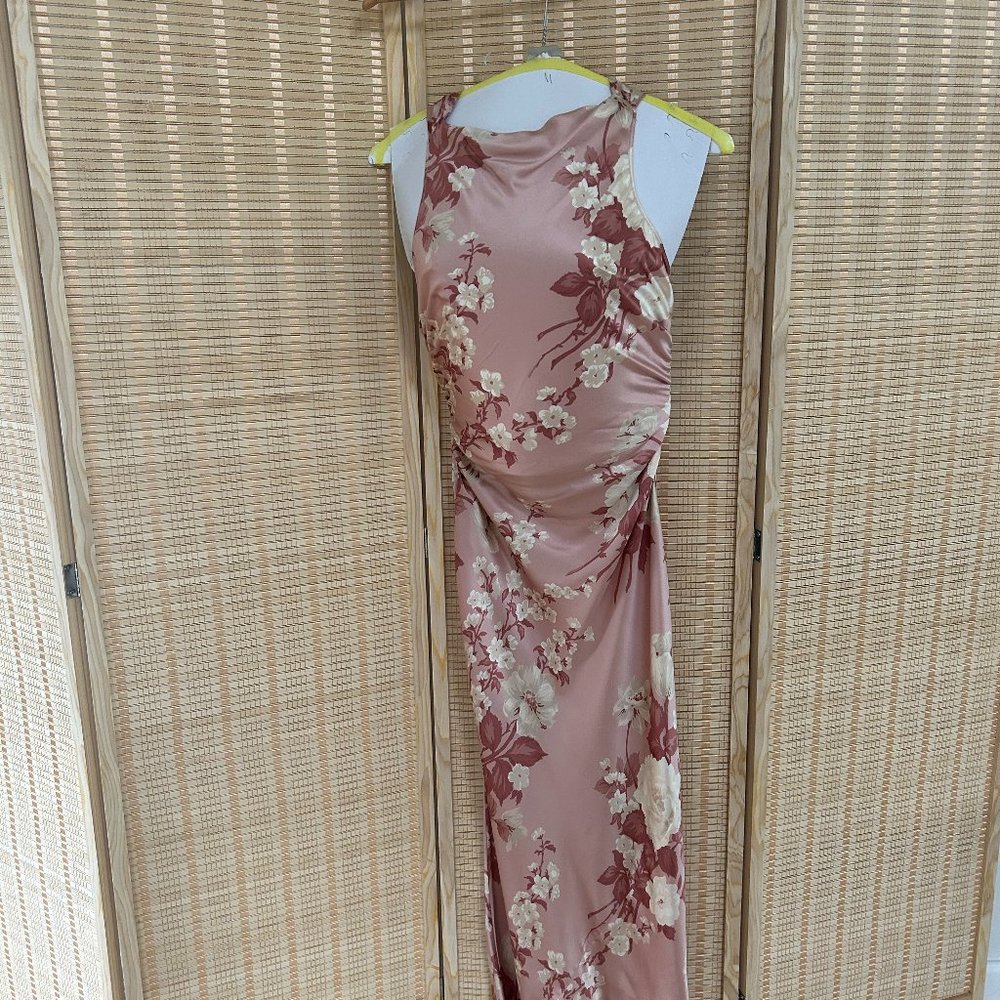 Reformation Casette Silk Dress